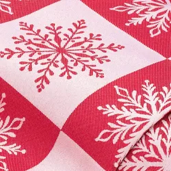 Jacquard "Kristalle-Patch", rot-color