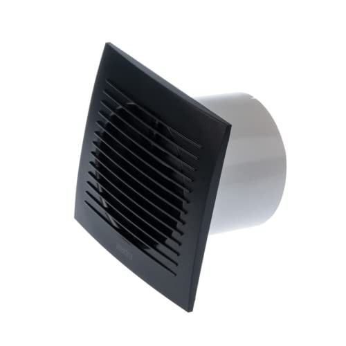 EUROPLAST Badkamerventilator Antraciet Diameter: 100 mm