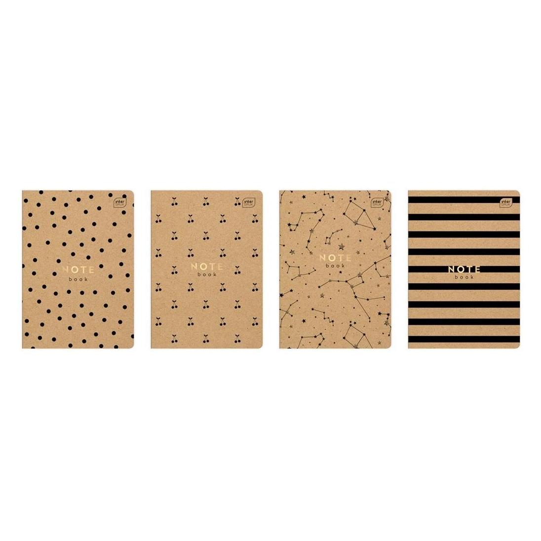 Interdruk Notizbuch A5 32 Blatt Raster 70g Kraft 10St (A5, Kariert) (INTE2585)