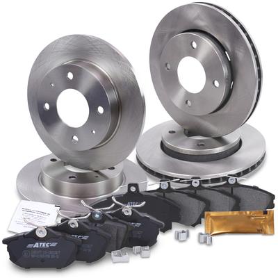 Atec Bremsscheiben + Bremsbeläge Vorne + Hinten [Hersteller-Nr. 40579053] für Mitsubishi, Smart