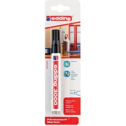 edding 3000 Permanentmarker schwarz (Blister)