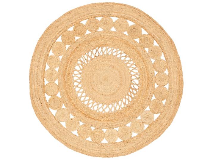 NATURFASER TEPPICH JUTE SALSA MODERN RUND