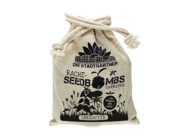 Samenbomben Unkraut 8er-Set, Saatbomben mit 19 unterschiedlichen Unkraut-Sorten, Rache