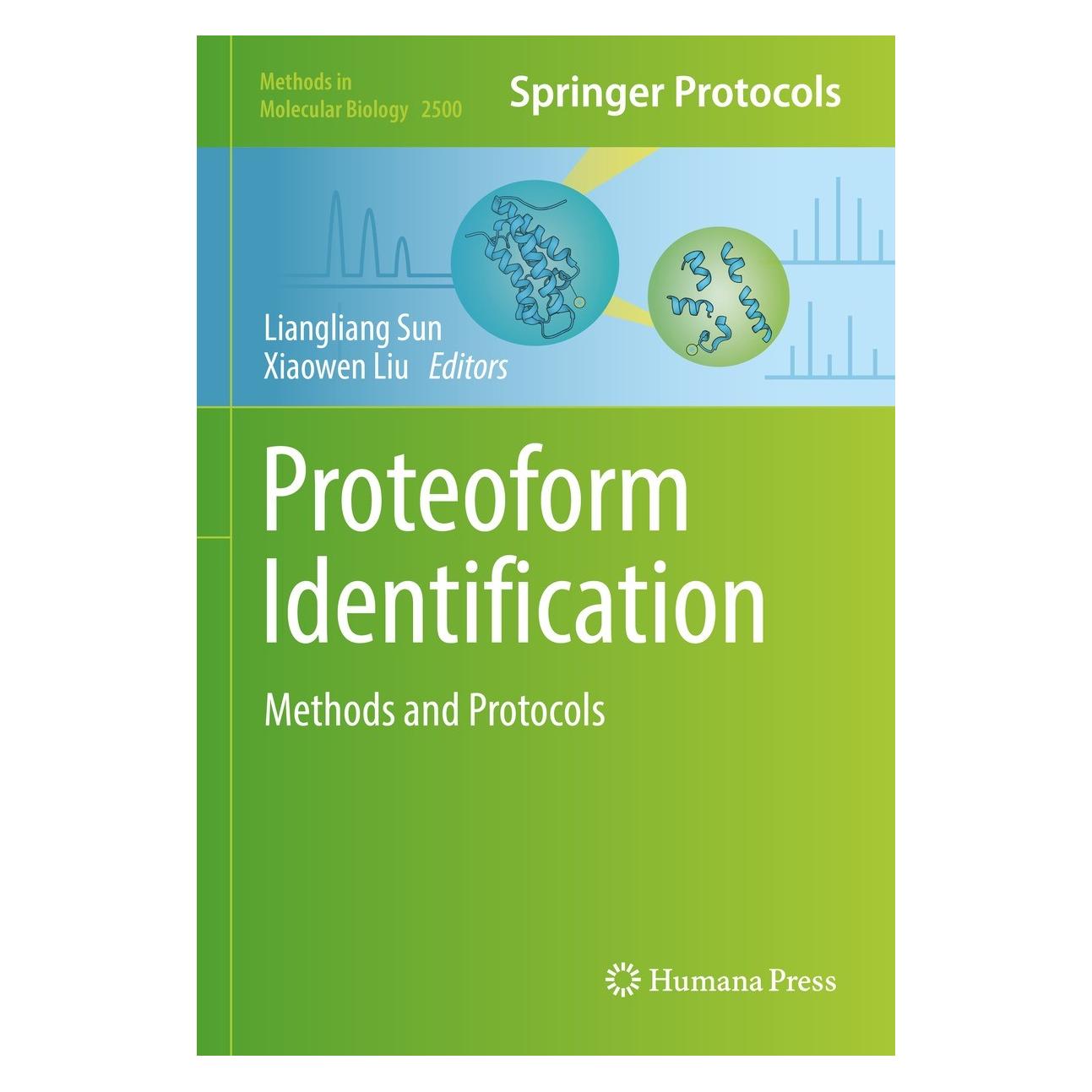 Springer Proteoform Identification (Englisch, Hardcover, Liangliang Sun, Xiaowen Liu) (9781071623244)