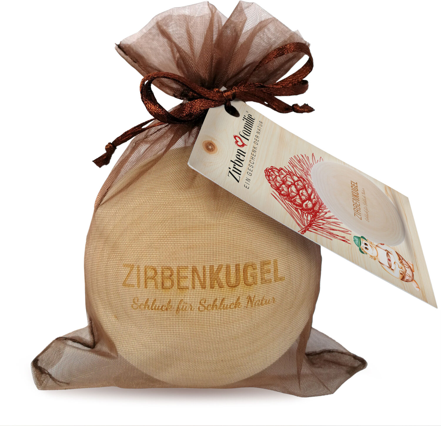 Zirbenfamilie Sfera di pino cirmolo