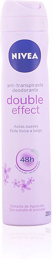 Nivea Double Effect desodorante vaporizador con extractos de aguacate 200 ml