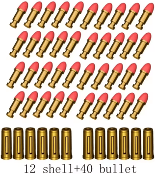 Uplift Curations Continuous Firing Soft Dart Blaster Rotating Launcher Toy Gun For Outdoor Battle Games Adults And Kids 12 shell 40 bullet