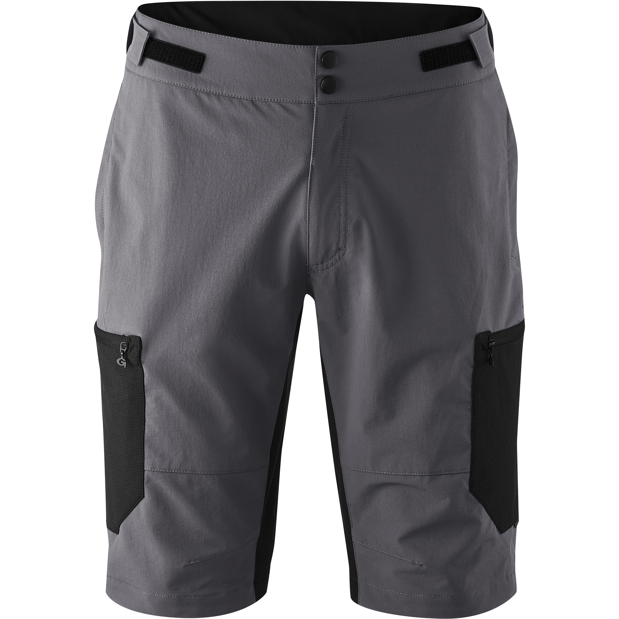 Gonso Garzone Radhose kurz Herren Fahrradhose grau Größe L Commuting Wasserabweisend Wasserabweisend