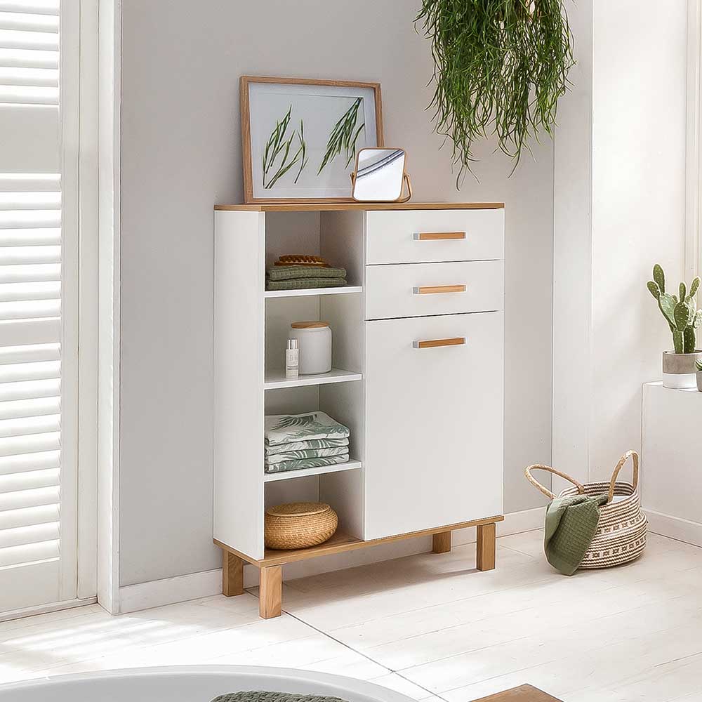 Pharao24.de Badezimmermidischrank im Skandi Design Made in Germany