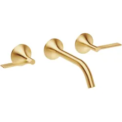 Dornbracht Vaia Wand-Einhandmischer 36712819-28 für Waschtisch, ohne Ablaufgarnitur, messing gebürstet