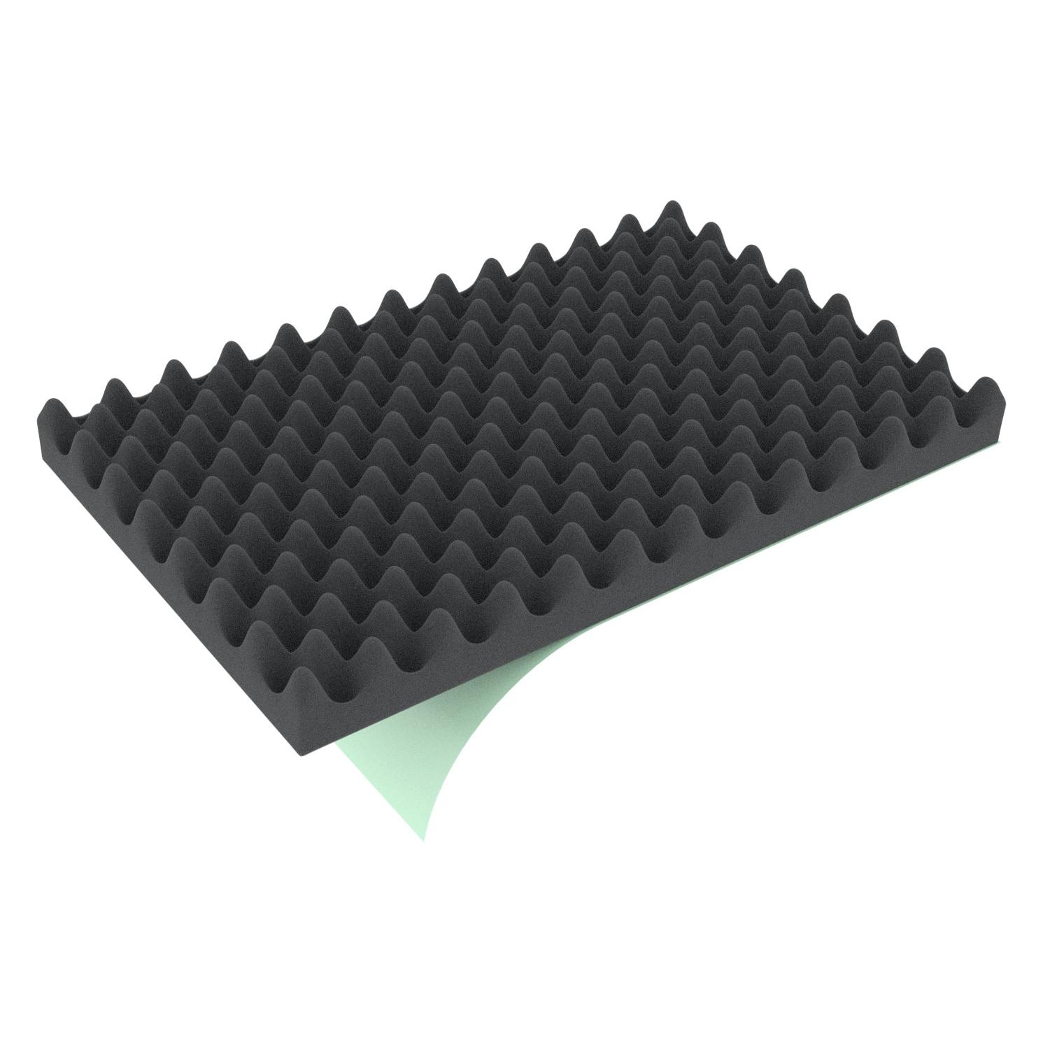 Feldherr CFNP020S - 540 mm x 340 mm x 20 mm Noppenschaum Einlage einseitig selbstklebend (Schaumstoff) (CFNP020S)
