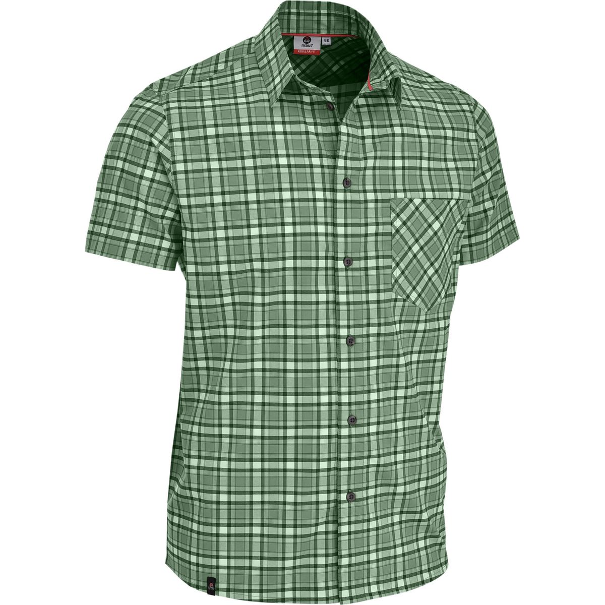 MAUL Sport Holzkirchen - 1/2 Hemd Kariert Elastisch light green (16) 50 4331900929-16-50
