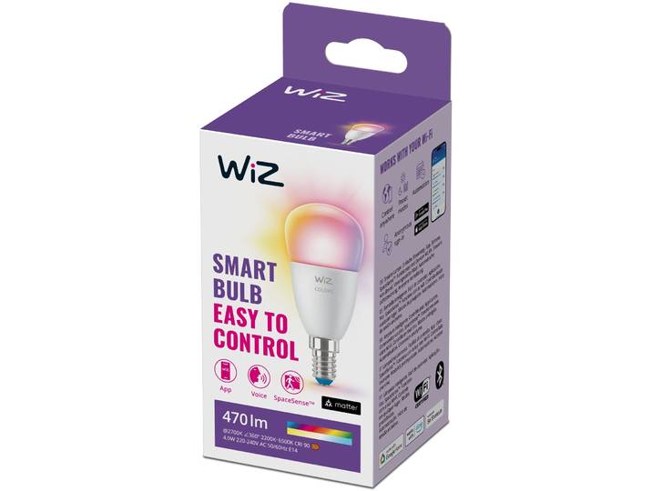 Leuchtmittel WiZ Plastik E14 T 4.5 cm 4.9 W - Farbe: Weiss - LED - Lichtfarbe: Neutralweiss - LED Leuchtmittel