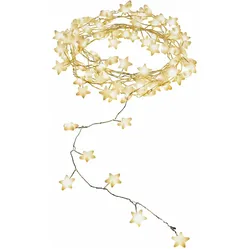Konstsmide, Lichterkette, 6435-190 LED Sternenlichterkette, 90 warm weisse Dioden (4.50 m)