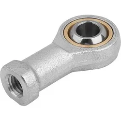 GELENKKOPF DIN ISO 12240-1 MIT GLEITLAGERUNG M05X10, D=5 LINKSGEWINDE, AUTOM.STAHL VERZINKT,