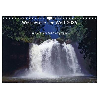 Wasserfälle der Welt 2026 (Wandkalender 2026 DIN A4 quer), CALVENDO Monatskalender