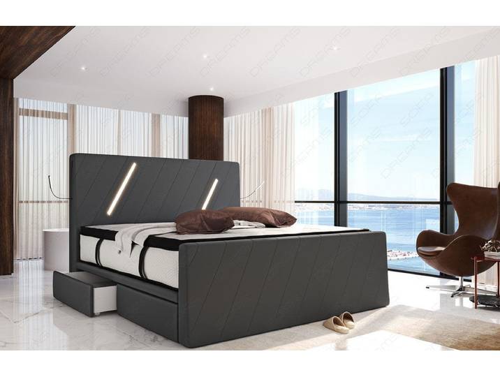 Boxspringbett Toulon Stoffbezug