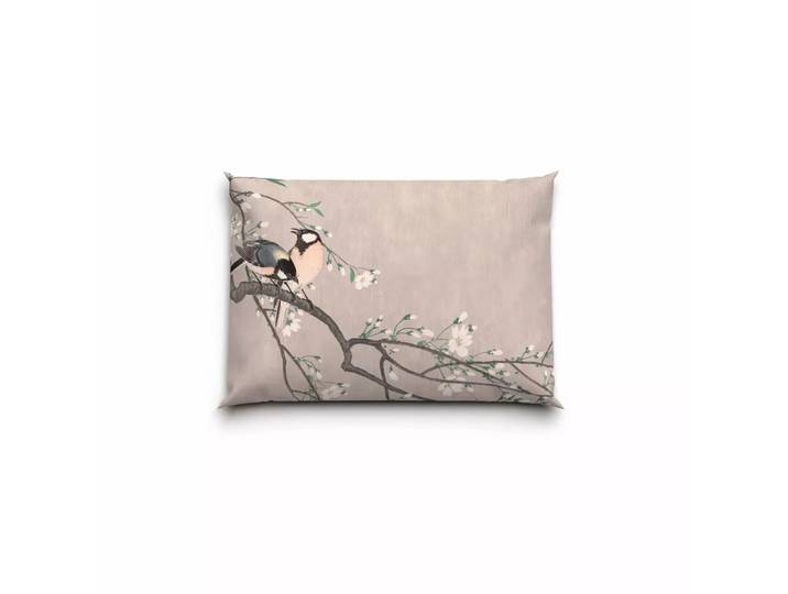 Lotus Bettwaren - Lotus Kopfkissenbezug Bambus Birds spring, Lotus Bambus Birds Spring Kopfkissenbezug, 50 x 70 cm