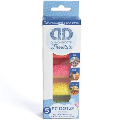 DIAMOND DOTZ - Diamond Painting 5 Neonfarben