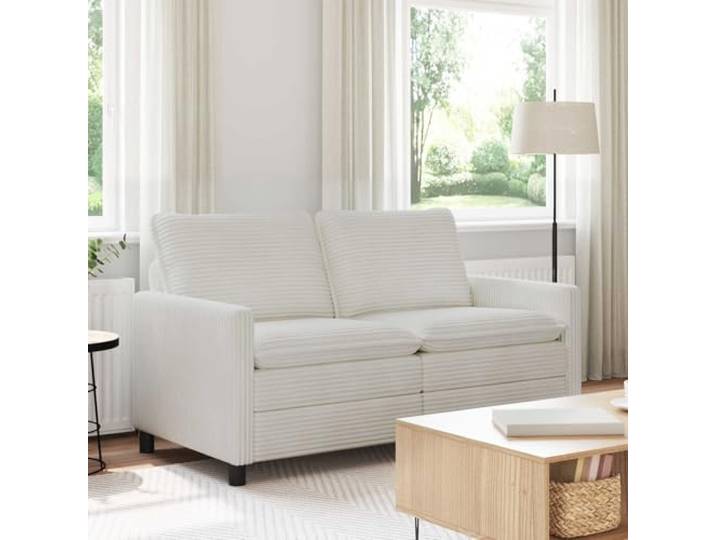 YUTAASU Sofa Creme 156 x 81 x 87,5 cm Polyester Abnehmbare Bezüge, Metallrahmen, Holz-Basis, Modernes Design, Wohnzimmer