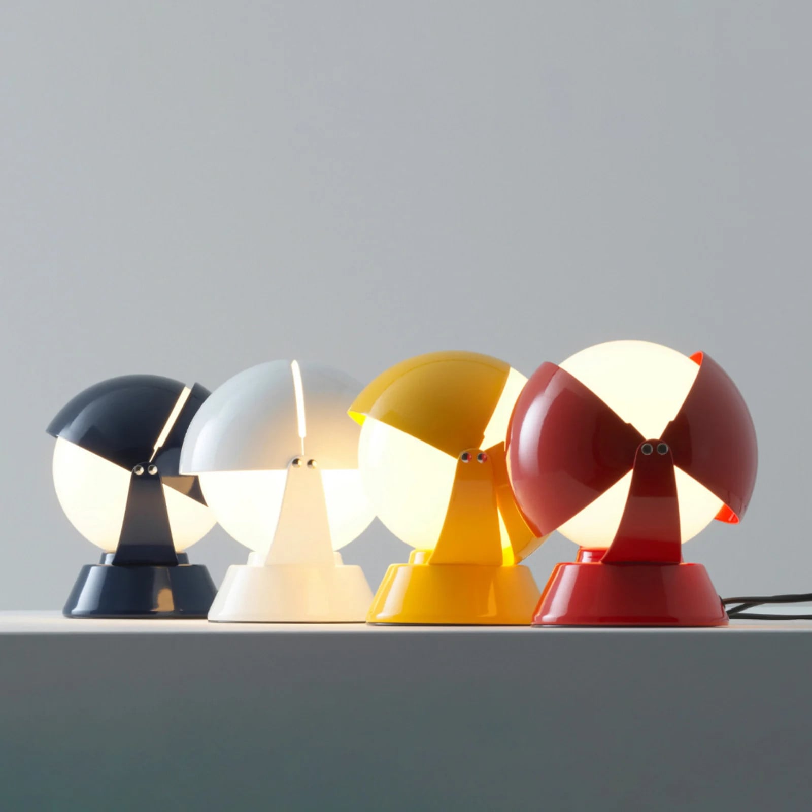 Stilnovo Buonanotte LED tafellamp - Blauw - Metaal