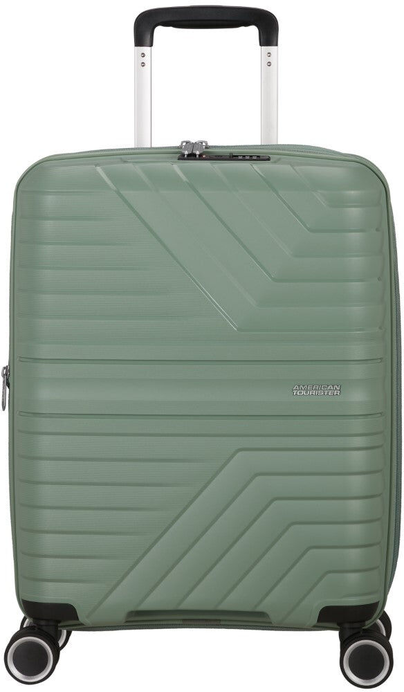 American Tourister Flytwist 55cm 4-Wheel Expandable Cabin Case - Botanic Green