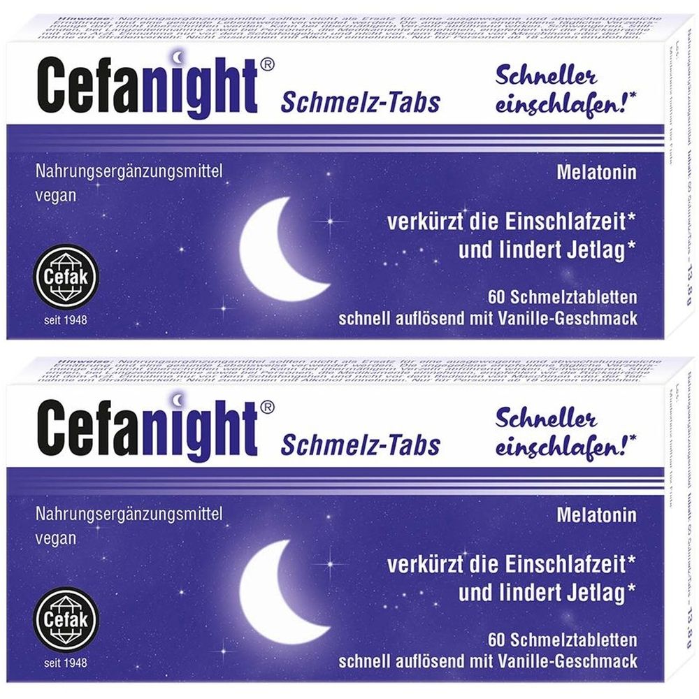 Cefanight Schmelz-Tabs 2x 2x60 St Schmelztabletten