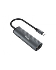 Equip Adapter USB-C -> RJ45 10/100/1000+PD 0.15m gr Digital/Daten Netzwerk 0,15 m (133486)