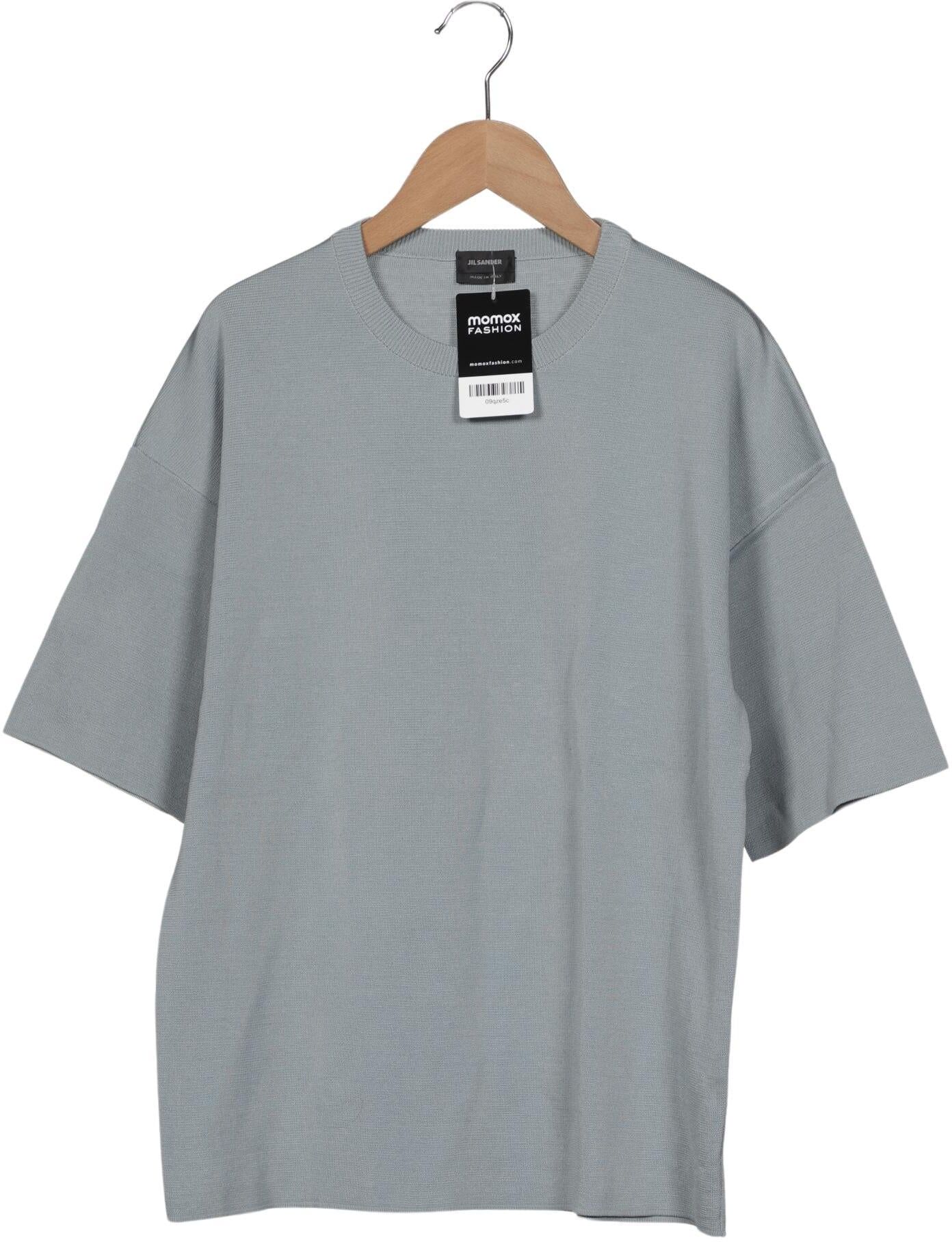 Jil Sander Herren Pullover, Hellblau, Gr. EU 48, Baumwolle - Second Hand