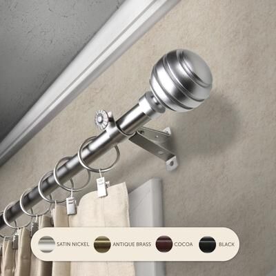InStyleDesign Piper Adjustable Curtain Rod