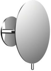 Emco Pure Klebe-Wandspiegel 109400134 Ø 200 mm, chrom, rund, randlos, 3-fach