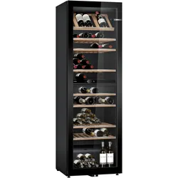 Bosch Hausgeräte KWK36ABGA, Weinkühlschrank Freistehend, Schwarz