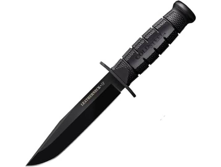 Cold Steel Unisex – Erwachsene, Leatherneck Semper-Fi, Outdoormesser, Werkzeugstahl, Griff: Krey Ex, Gürteltasche, scharfes Messer für Abenteuer, Liebhaber, Outdoor Tool, Mehrfarbig, Einheitsgröße