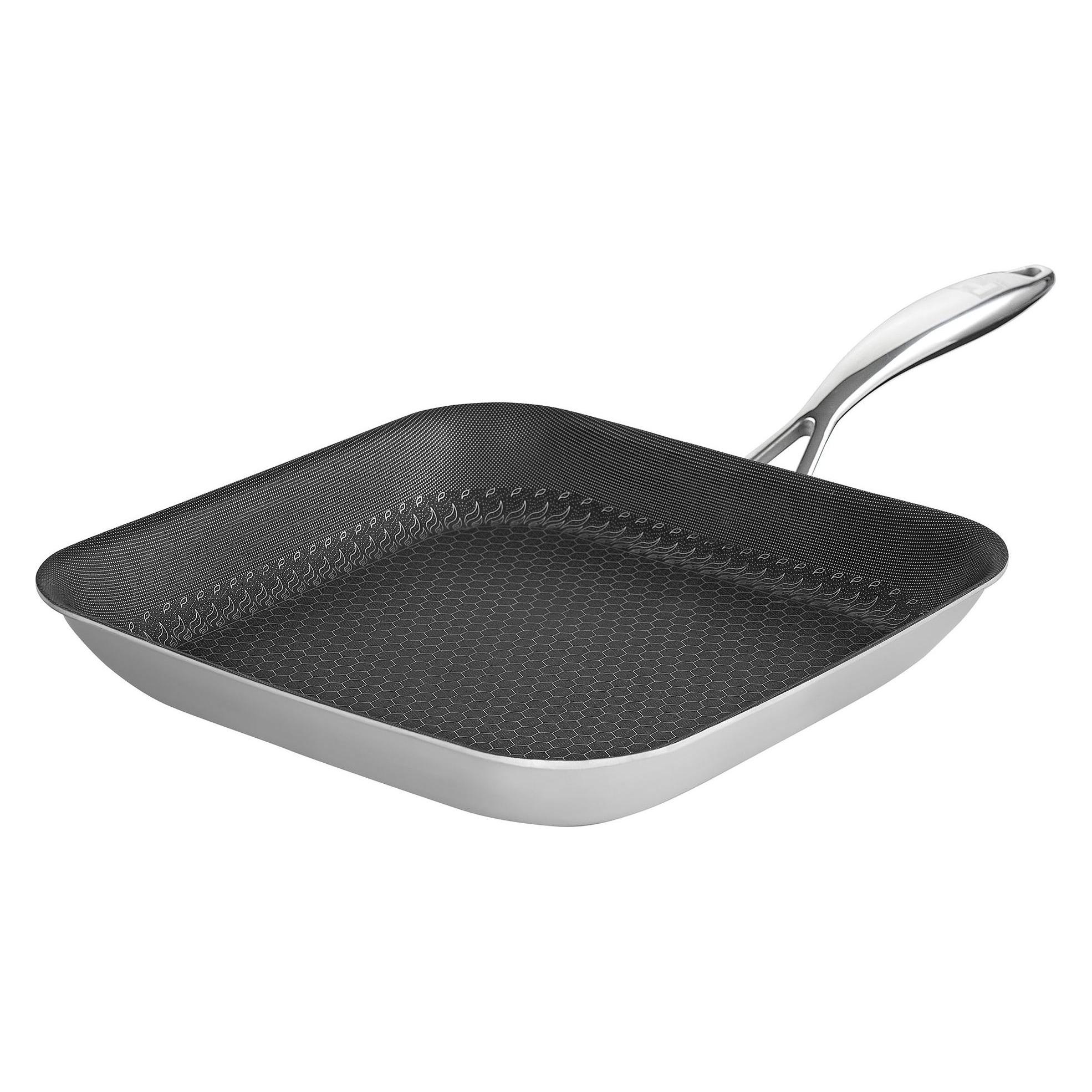 Henssler HSN Viereckpfanne 30cm ES (Bratpfanne, Edelstahl, 28 x 9 cm) (Henssler)