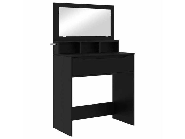 NEW Meuble stockage - vidaxL - Tables de maquillage pour chambre Noir 80x39 6x135 cm - Coiffeuse pour Femmes Table de maquillage 498