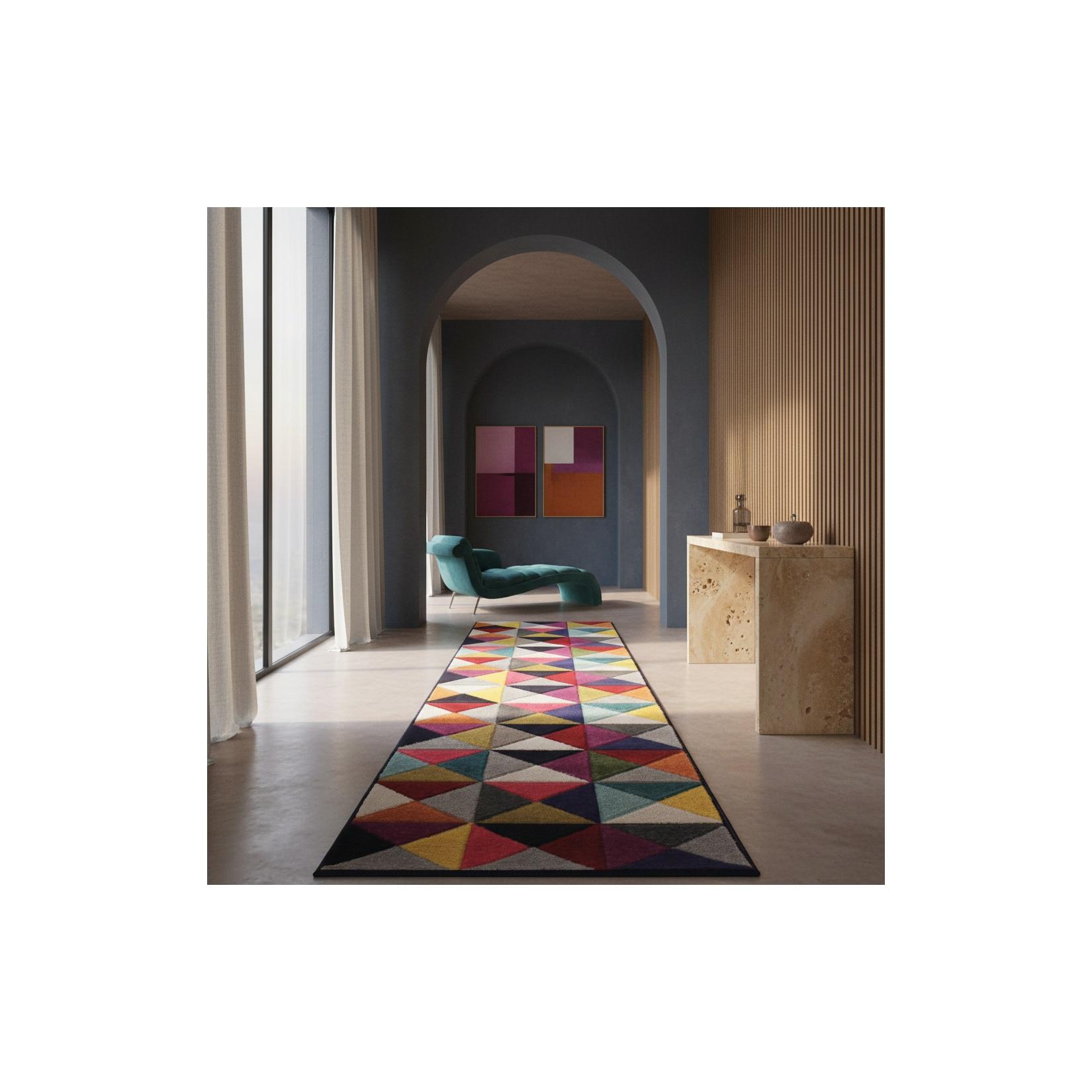Läufer handgeschnitzt Bunt 66 x 230 cm - MEON Kadima Design