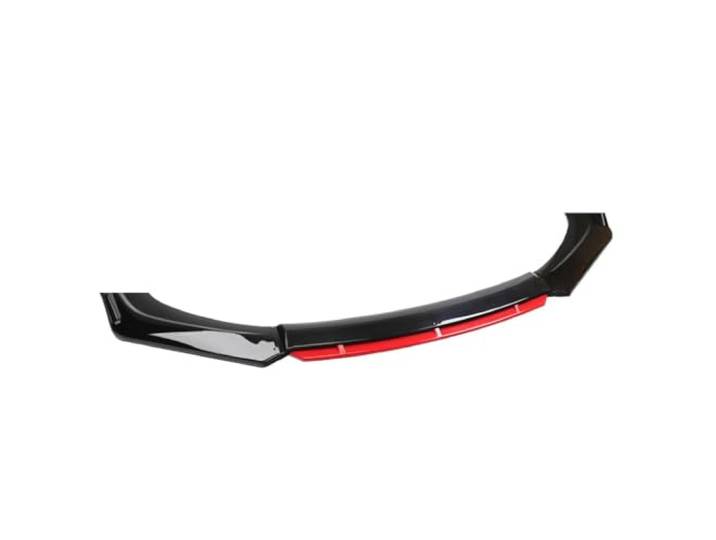 ZXHHXEB Auto Frontspoiler für Opel Astra K L Wagon Sports Tourer 2015-2021,Frontstoßstange Kinnsplitter Lippenkörper Autoantikollisionsschutz, Auto Tuning Zubehör,Black+Red