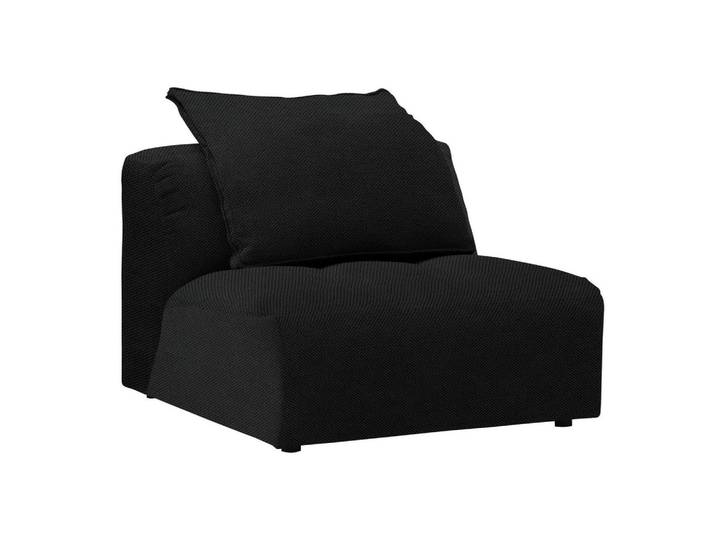 Stylife Sessel, Schwarz, Kunststoff, 98x77x108 cm, Stoffauswahl, Wohnzimmer, Sessel, Sessel