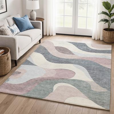 Addison Rugs Premium Washable Super Soft Abstract Morgan Mayfield Rug