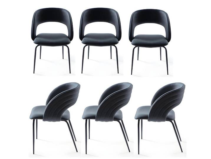 JVmoebel Esszimmerstuhl Polsterstuhl im schlichten Design für Küche und Esszimmer (6 St), Made in Europa