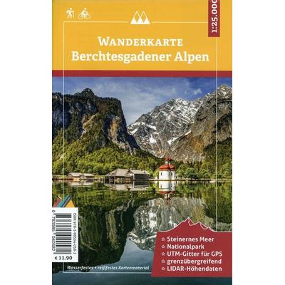 Wanderkarte Berchtesgadener Alpen 1 : 25 000, Karte von , Plenk, 978-3-9850405-8-2