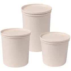 AWAVE® Frischhaltedosen-Set aus rPET, 3-tlg., natur