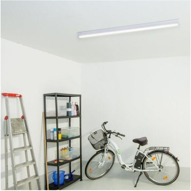 Müller-Licht LED Lampe d’atelier Basic 1/120 blanc 30W 2700lm 4000K ; MÜLLER LICHT (20300518)