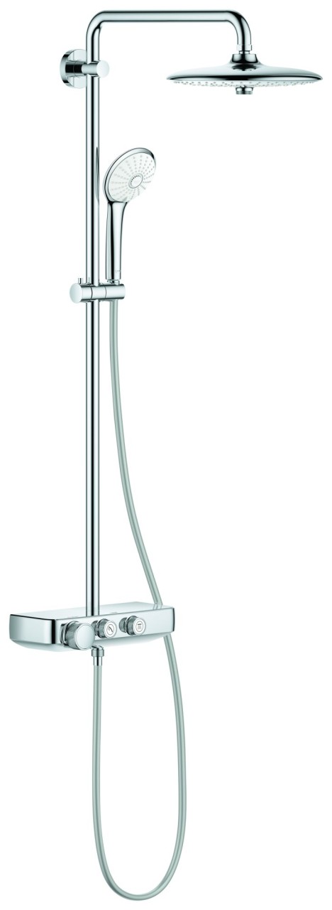 GROHE Duschsystem Euphoria SmartControl 260 Mono 26509 mit THM chrom, 26509000 26509000