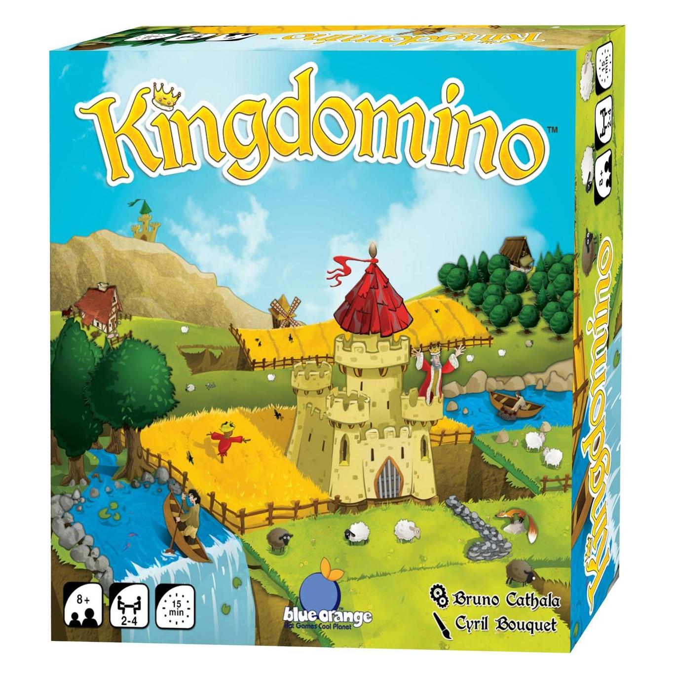 Blue Orange Kingdomino (Deutsch, Englisch, Französisch, Italienisch, Niederländisch, Polnisch, Spanisch, 2 - 4 Spieler) (STOCK#28601)