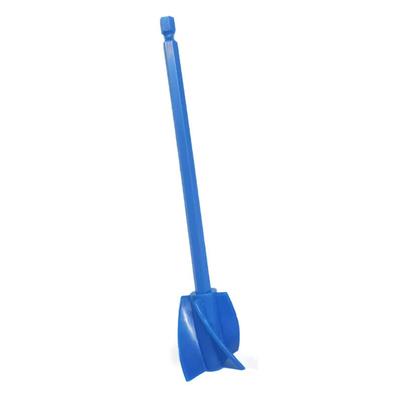 Epoxy Mixer Drill Attachment Resin Paint Stirrer For Consistency Viscosity blue
