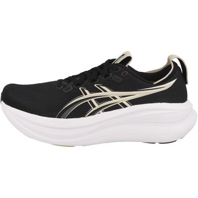 Laufschuh ASICS "Asics Gel-Nimbus 28 Laufschuhe Herren Schuhe", Herren, Gr. 45, schwarz, Textil, Schuhe Laufschuh, Verstärkte Ferse