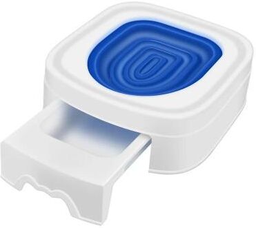 Inspired Finds Reusable Cat Toilet Training Sandbox System For Cats & Small Dogs blue