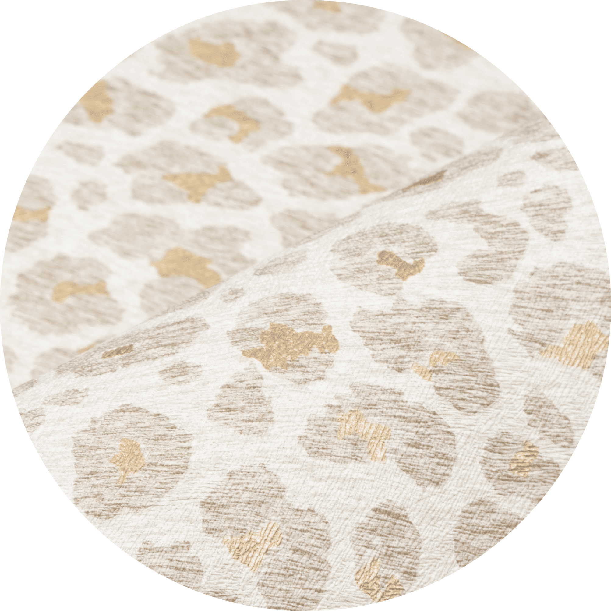 Kenzie Cream Leopard Print Wallpaper Sample