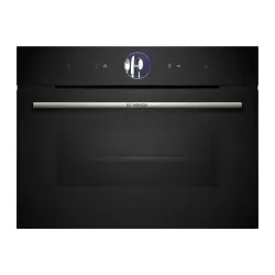 CSG7361B1 Einbau-Kompaktdampfbackofen 45cm Schwarz 21Heizarten HomeConnect BoschAssist